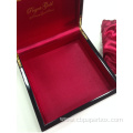 Black Glossy Wooden Packaging Box For Jewelry Bangle